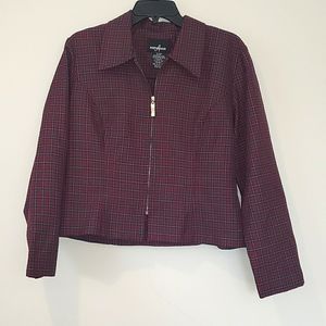 Positive Attitude cropped jacket